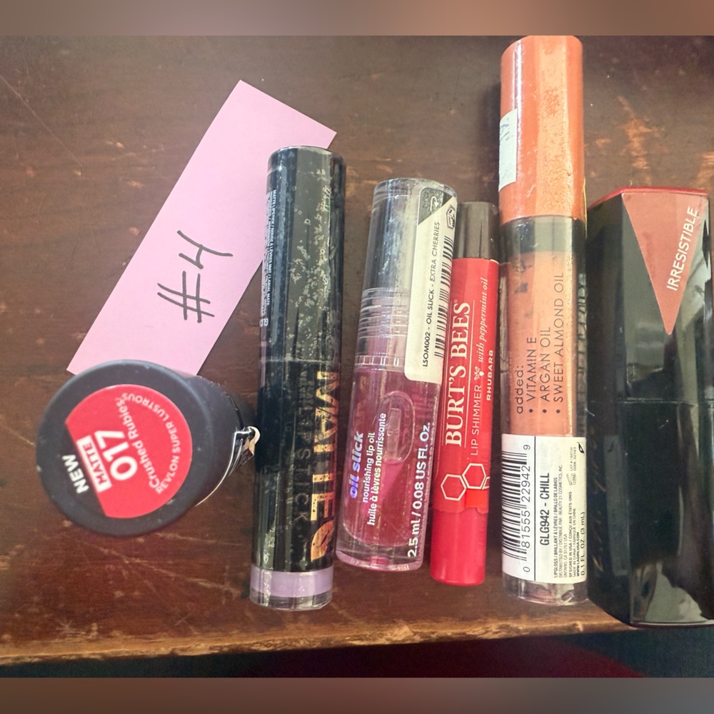 Burt's Bees Lip Shimmer and Assorted Lip Colors